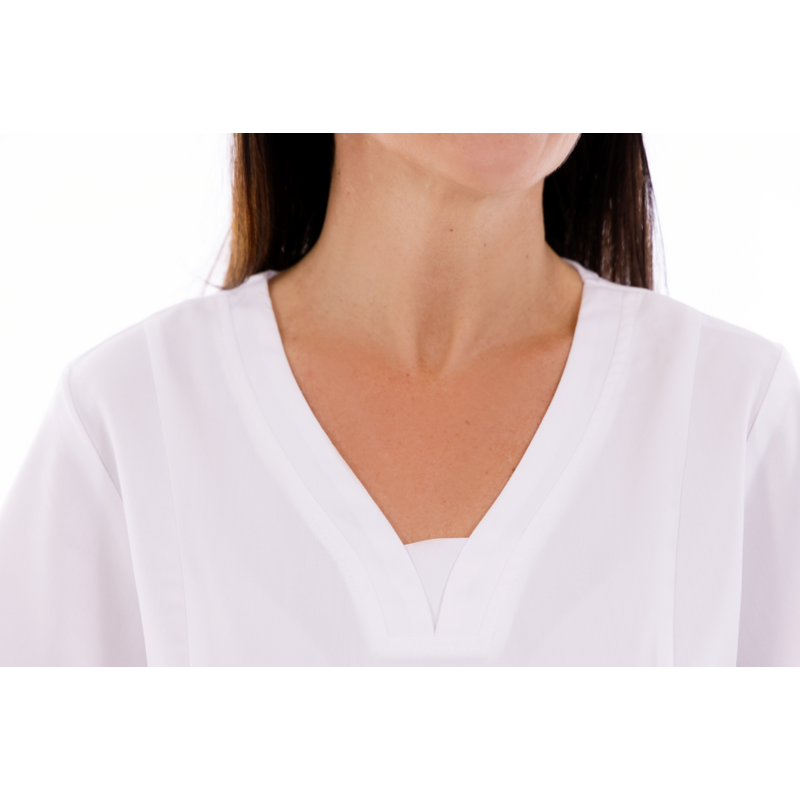 Bluză medicală damă Unidress Basic, albă