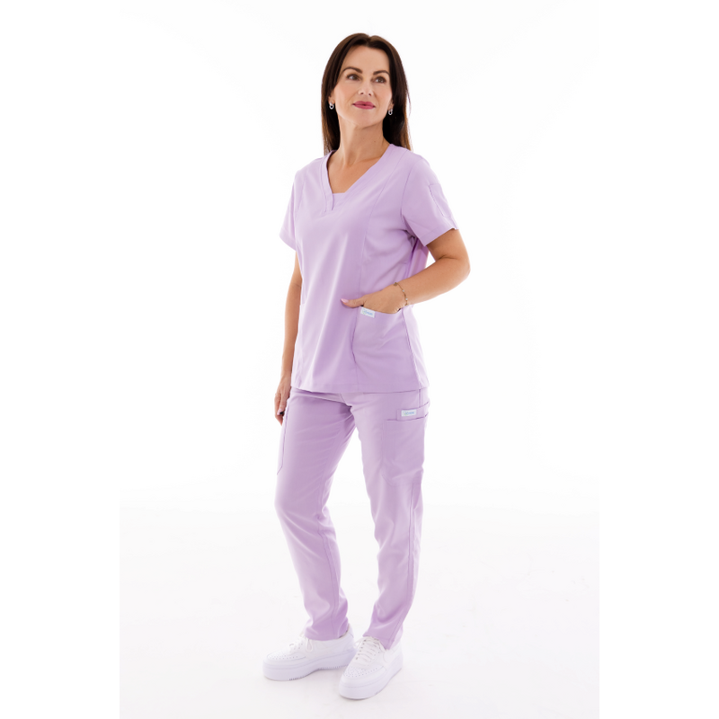 Bluză medicală damă Unidress Basic, lavandă