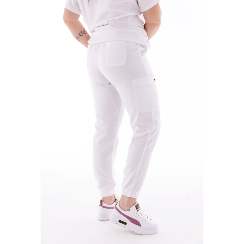Pantaloni medicali damă Unidress Comfort, alb