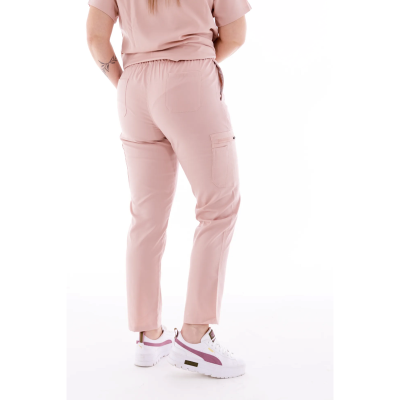 Pantaloni medicali damă Unidress Basic, pudră