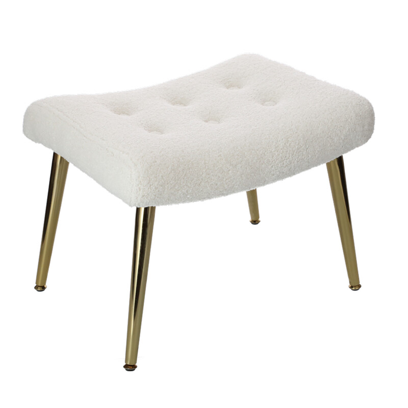 Fotoliu de relaxare cu taburet Gold Luxury