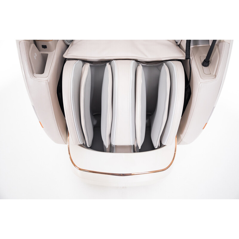 Fotoliu electric de masaj ProLux 4D MASSAGER cu ionizator de aer, alb