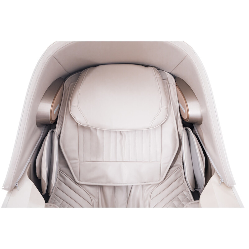 Fotoliu electric de masaj ProLux 4D MASSAGER cu ionizator de aer, alb