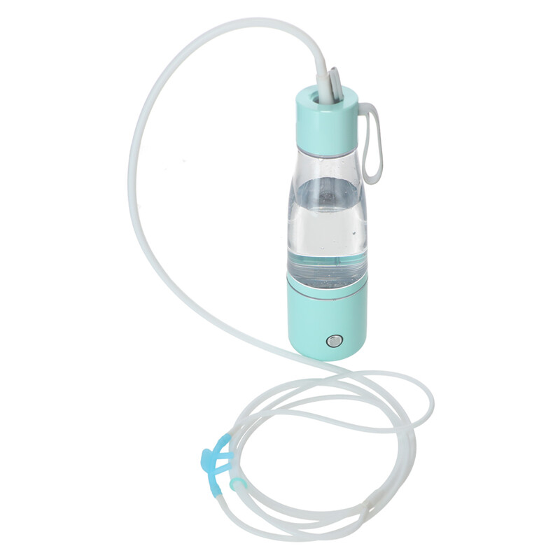 Sticlă pentru producerea apei cu hidrogen, turcoaz