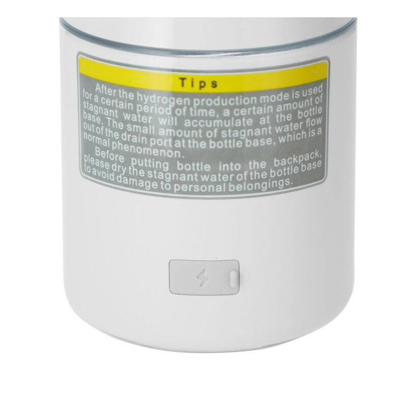 Sticlă pentru producerea apei cu hidrogen, albă