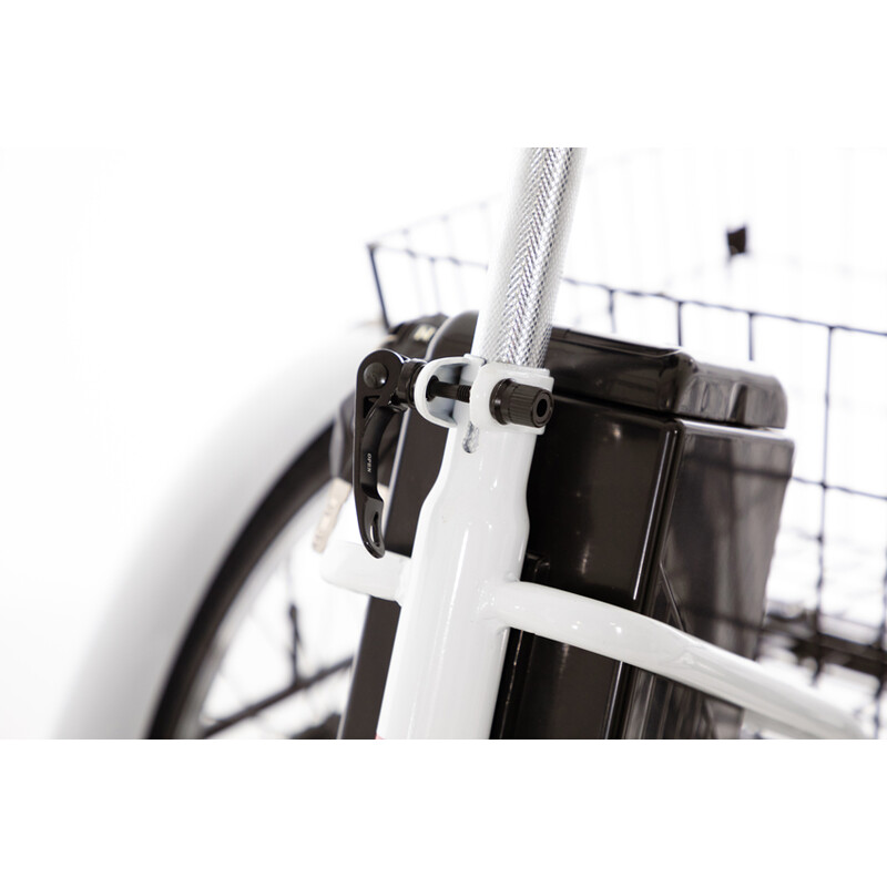 Bicicletă electrică cu trei roți Tornádo ZTECH, albă | UNIZDRAV