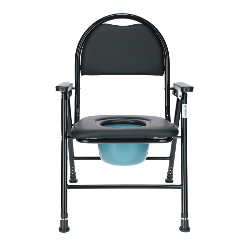 Scaun de toaletă pliant UNIZDRAV - URME DE UZURĂ ȘEZUT LA PUNCTUL DE MONTARE