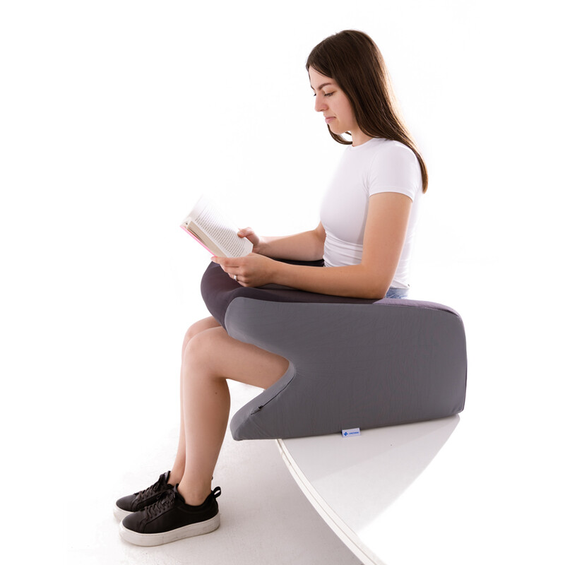 Masă ergonomică 3 în 1 cu pernă pentru laptop, citit și jocuri