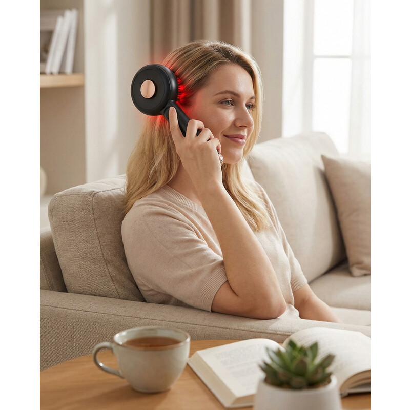 Perie de păr regeneratoare cu terapie LED