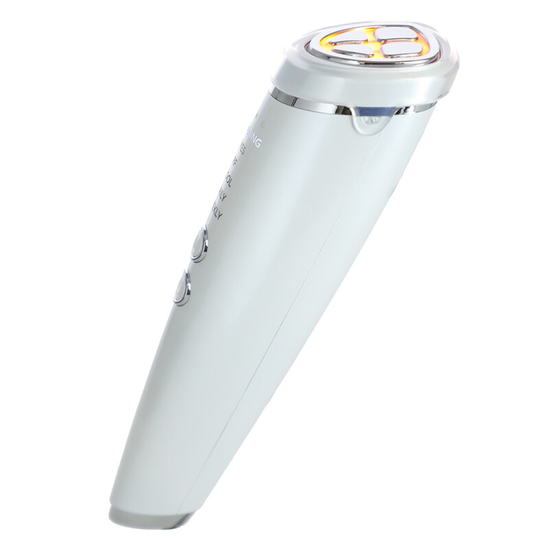 Aparat galvanic cu ultrasunete pentru față, alb