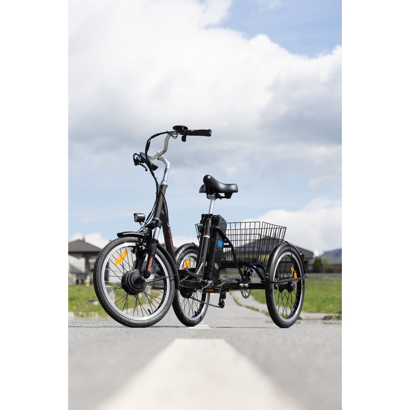 Tricicletă electrică  Tornado ZTECH, neagră