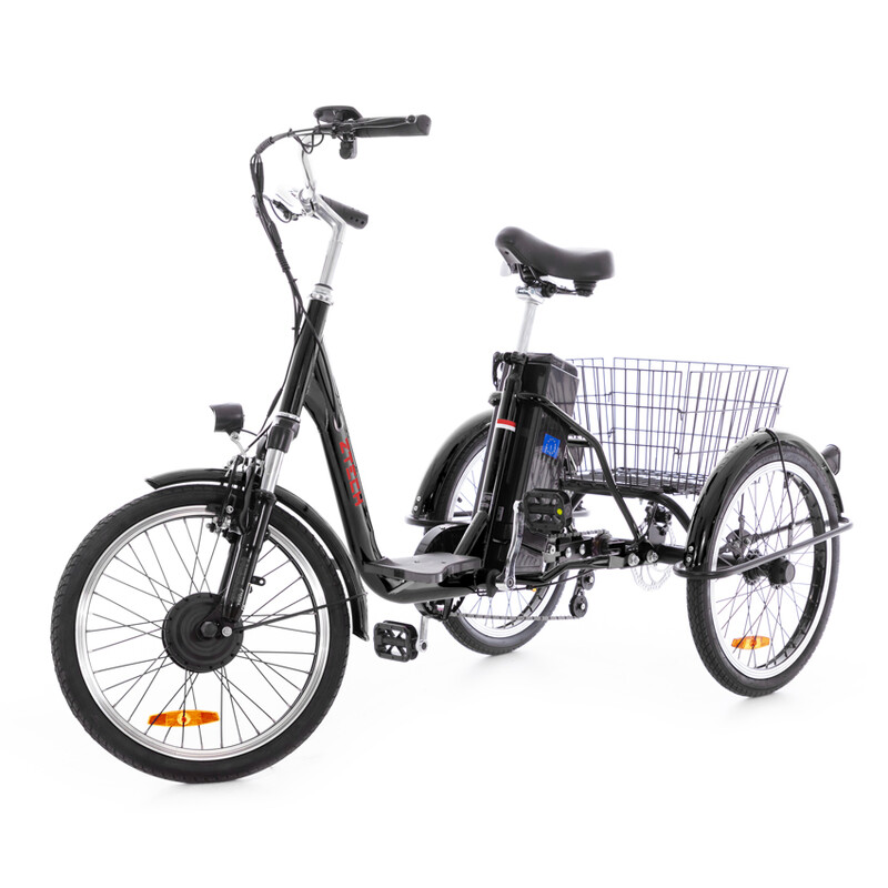 Tricicletă electrică  Tornado ZTECH, neagră