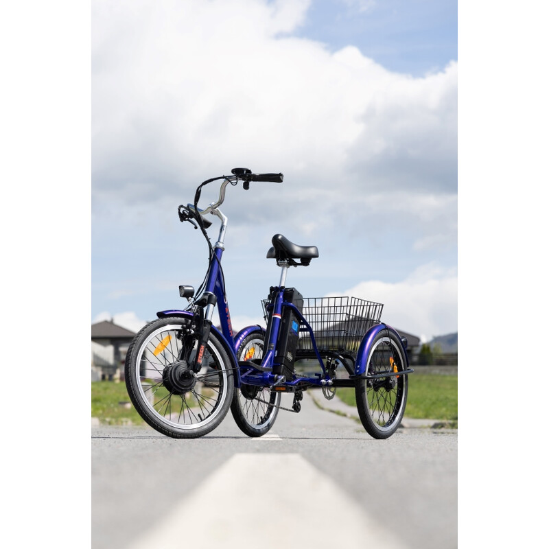 Tricicletă electrică  Tornado ZTECH, albastră