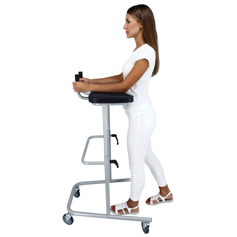 Cadru de mers mobil cu suport la subraț