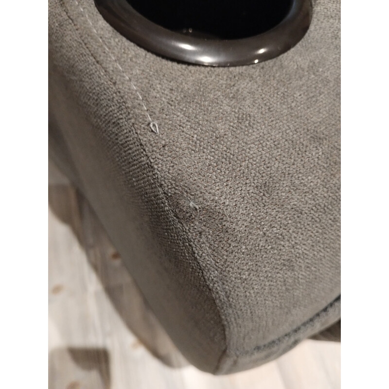 Scaun de relaxare rabatabil, țesătură antracit - URME DE UZURĂ