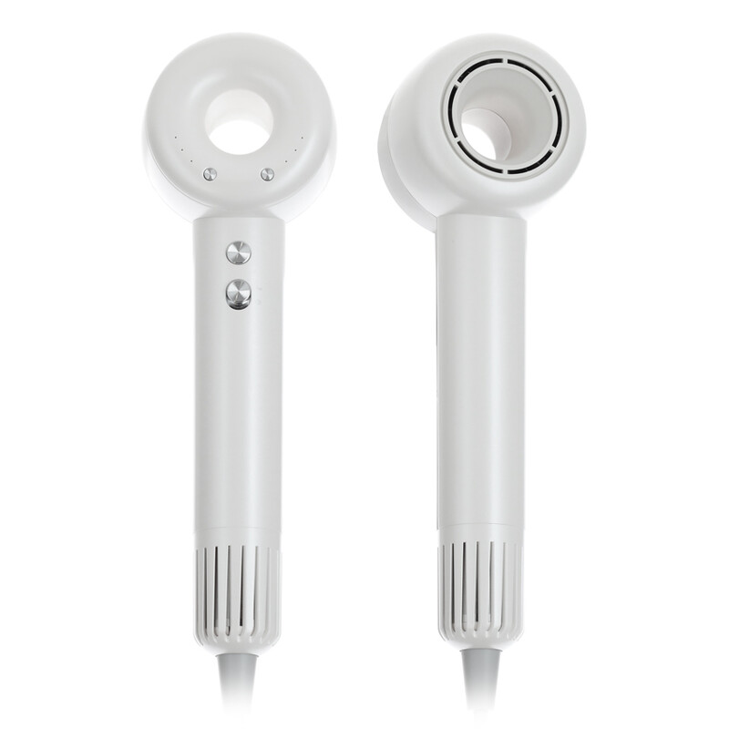 Uscător de păr cu ionizator de aer, alb