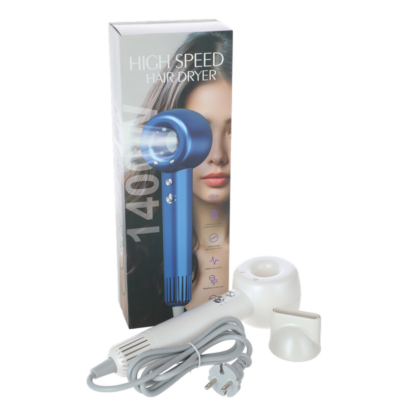 Uscător de păr cu ionizator de aer, alb