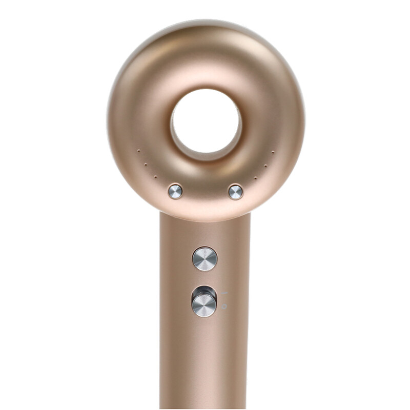 Uscător de păr cu ionizator de aer, alb-auriu