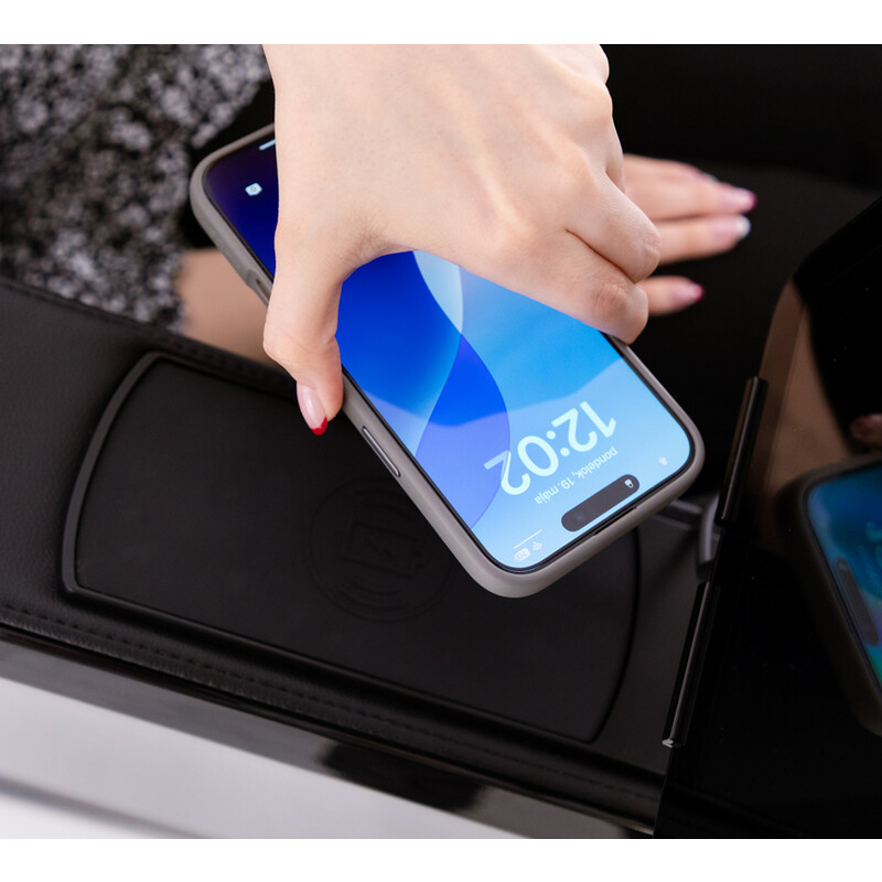 Scaun electric de masaj Prestige 3D MASSAGER cu ionizator de aer, negru