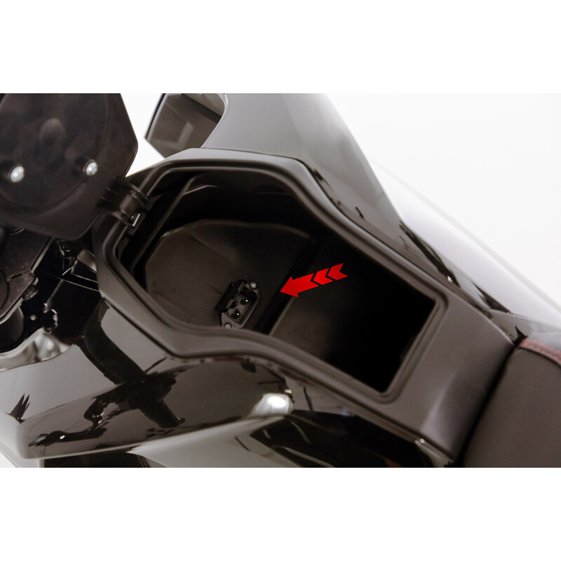 Motocicletă electrică e-Flex, neagră