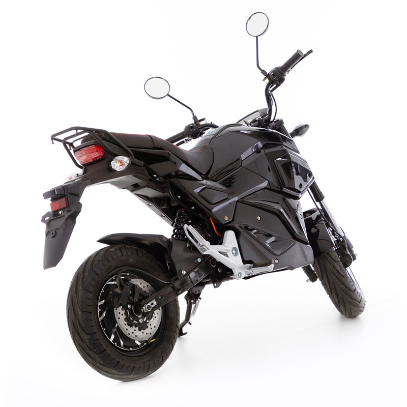 Motocicletă electrică e-Flex, neagră