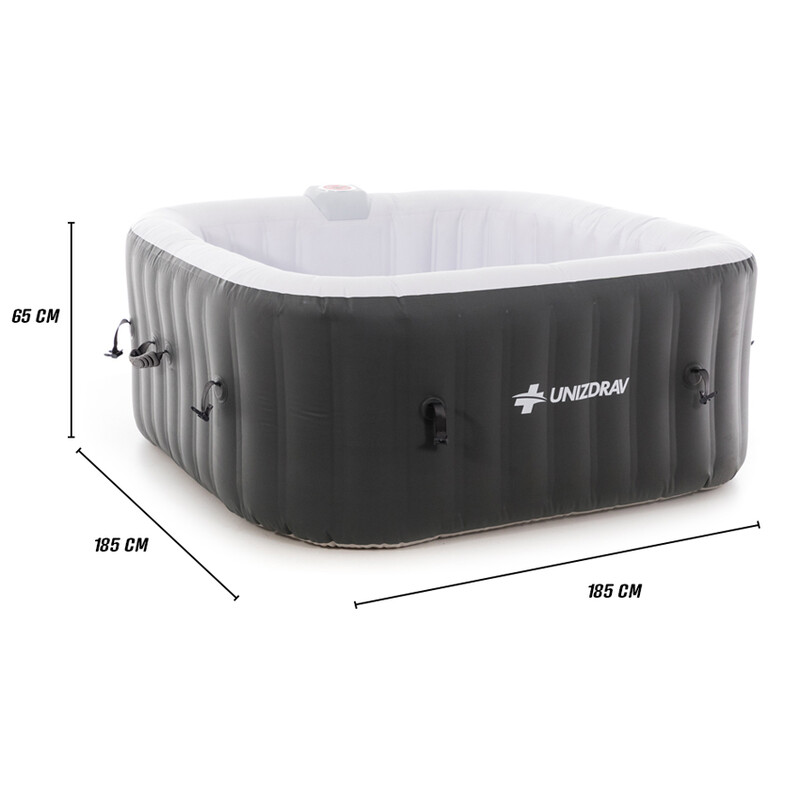 Jacuzzi cu hidromasaj gonflabil UNIZDRAV pentru 6 persoane
