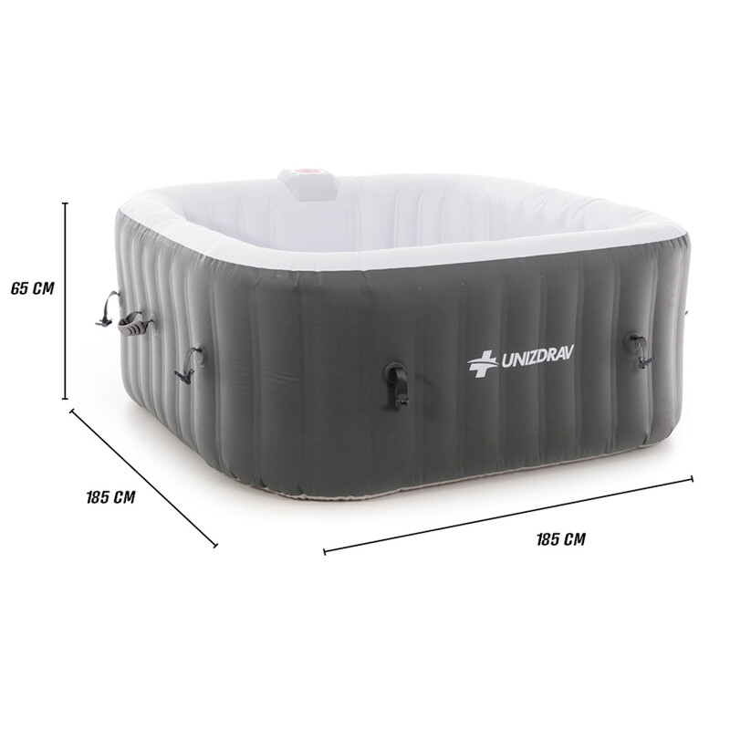 Jacuzzi cu hidromasaj gonflabil UNIZDRAV pentru 6 persoane