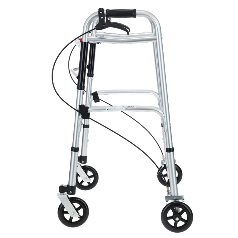 Cadru de mers pliabil cu roți