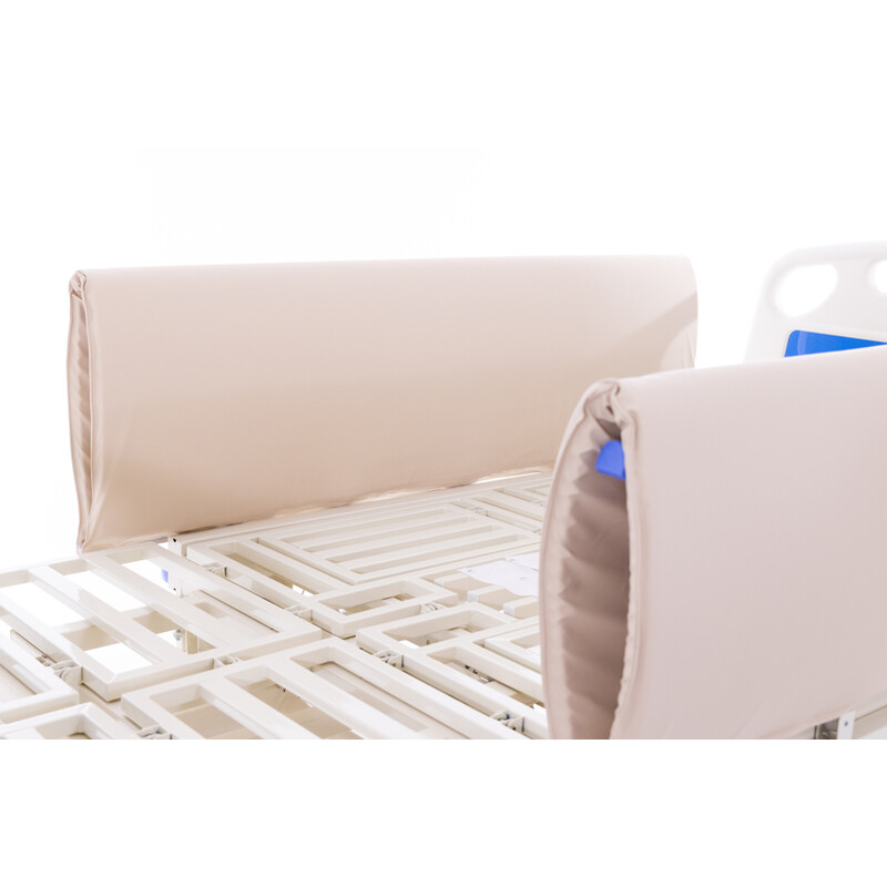 Huse de protecție pentru lateralele patului cu velcro, 1 pereche