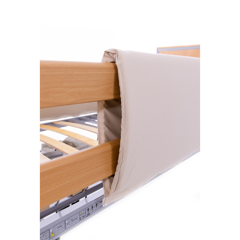 Huse de protecție pentru lateralele patului cu velcro, 1 pereche