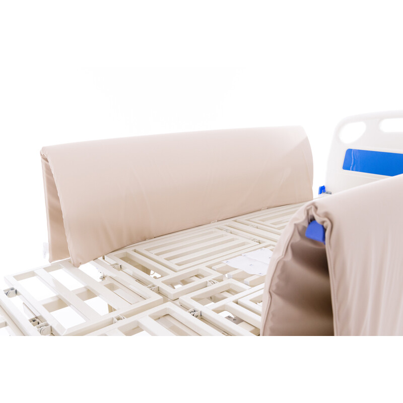 Huse de protecție pentru lateralele patului cu velcro, 1 pereche