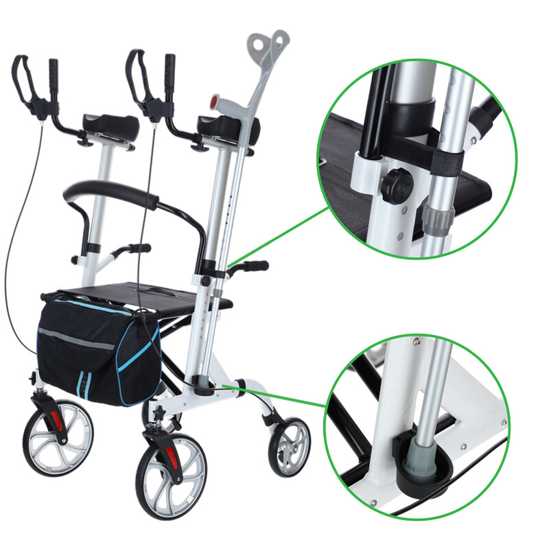 Rolator mobil UNIZDRAV cu cotiere extinse (Produs expus)