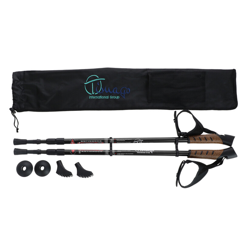 Bețe de trekking, negre