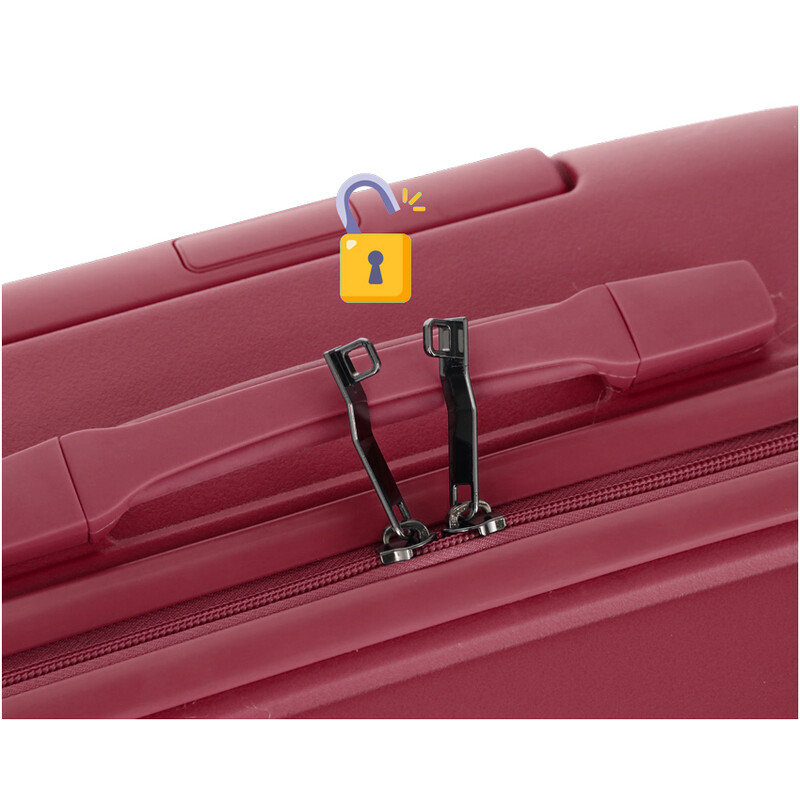 Valiză de călătorie, vișinie