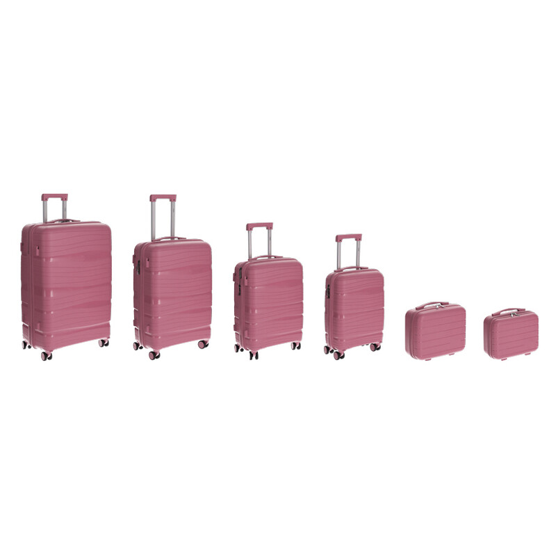 Valiză de călătorie, roz antic