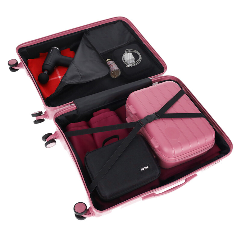 Valiză de călătorie, roz antic