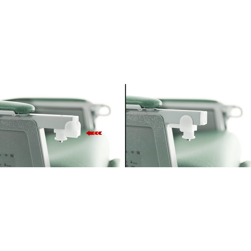 Scaun cardiac pentru seniori, verde