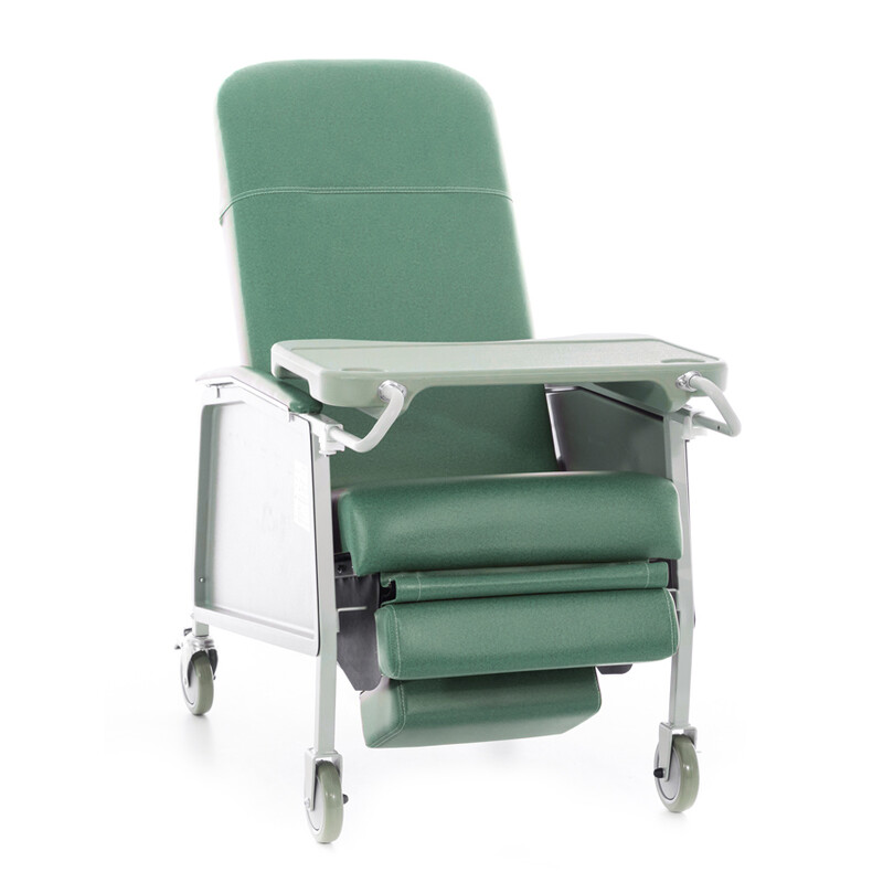 Scaun cardiac pentru seniori, verde