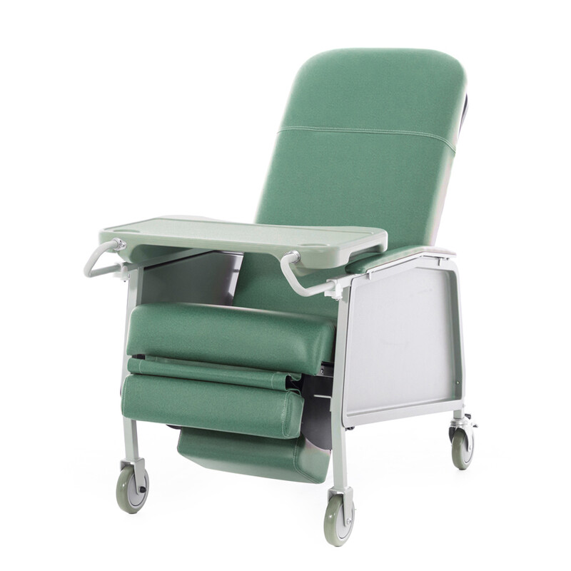 Scaun cardiac pentru seniori, verde
