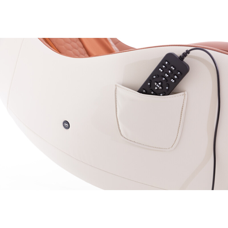 Scaun de masaj electric Zafir Relax, cărămiziu