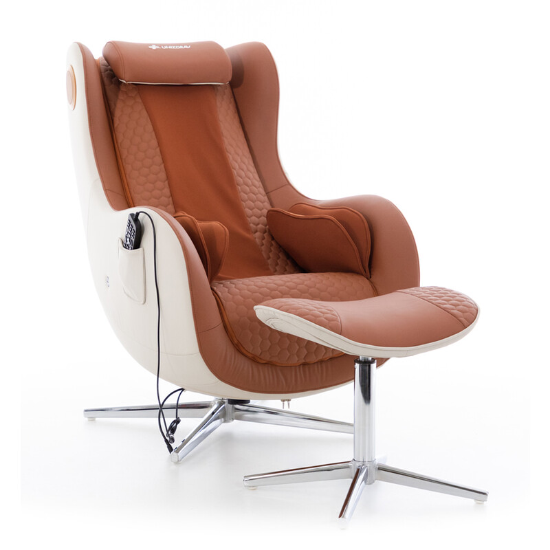 Scaun de masaj electric Zafir Relax, cărămiziu