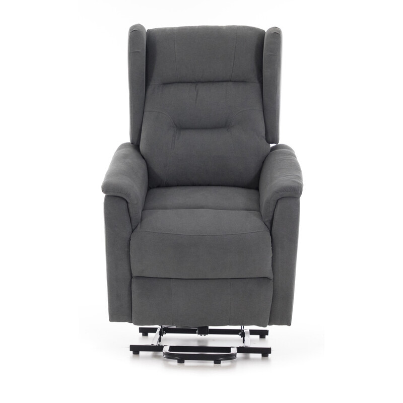 Fotoliu de masaj rabatabil COMFORT+, material textil antracit