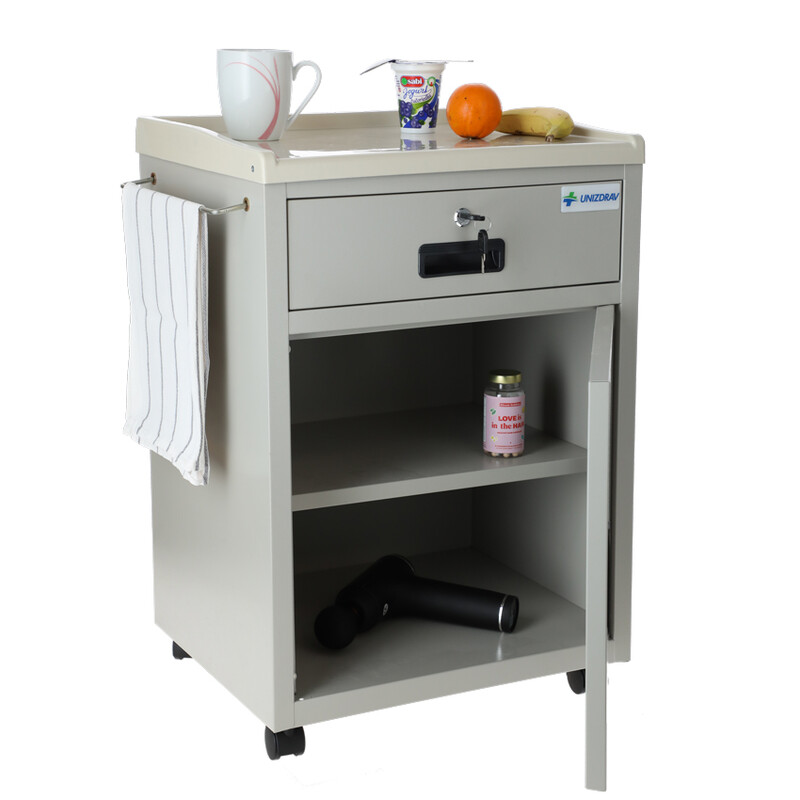 Noptieră MEDIK metalică -DETERIORARE PE O MUCHIE