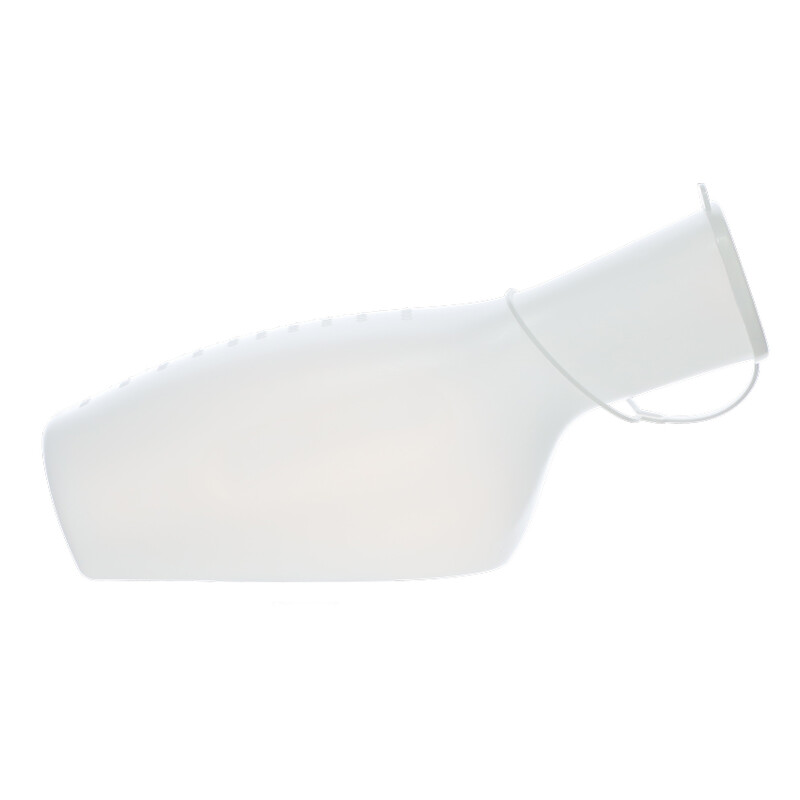 Sticlă de urină cu suport și perie