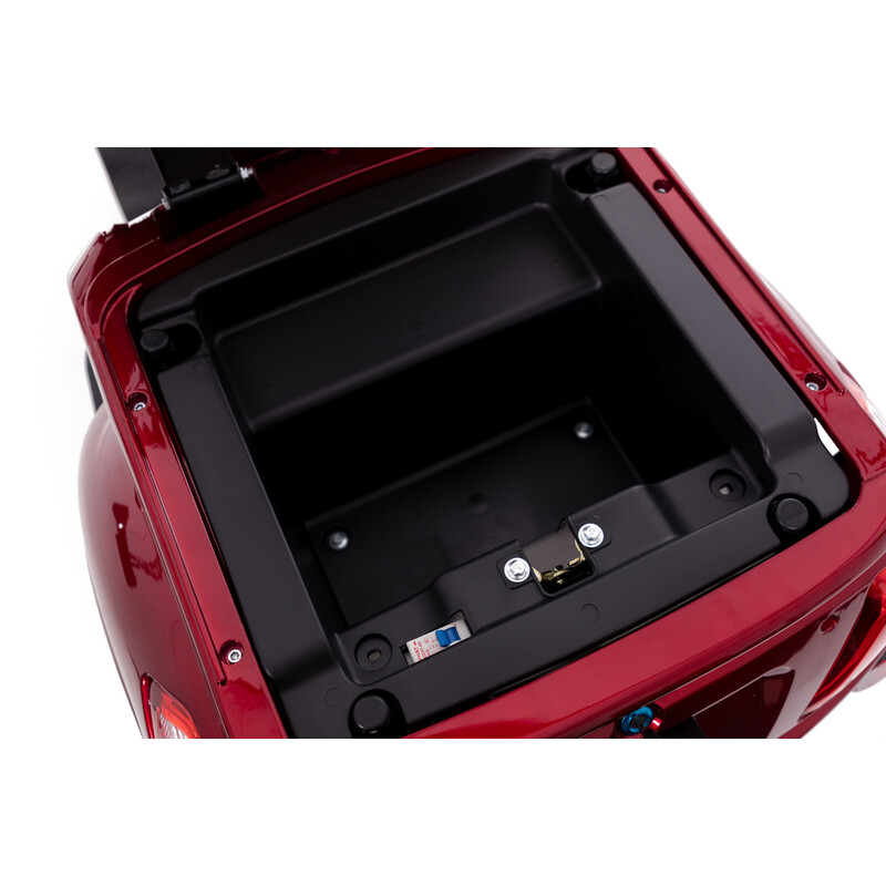 Scuter electric cu două locuri CHAMPION DUO pentru seniori și persoane invalide - motor puternic de 1000 W -  ZGÂRIETURI MICI PE BARĂ DE PROTECȚIE SPATE