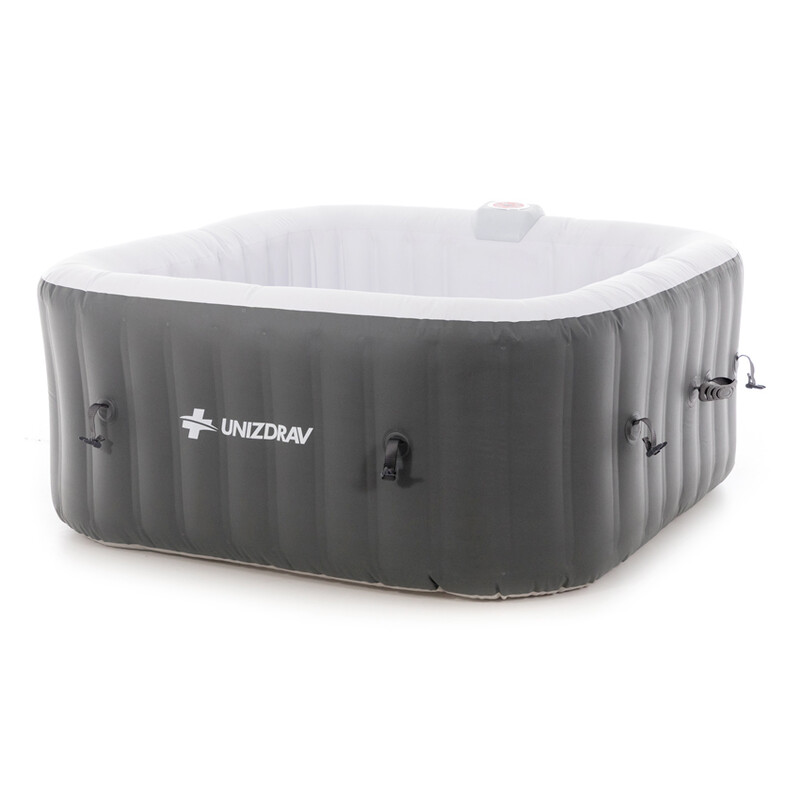 Jacuzzi cu hidromasaj gonflabil UNIZDRAV pentru 4 persoane