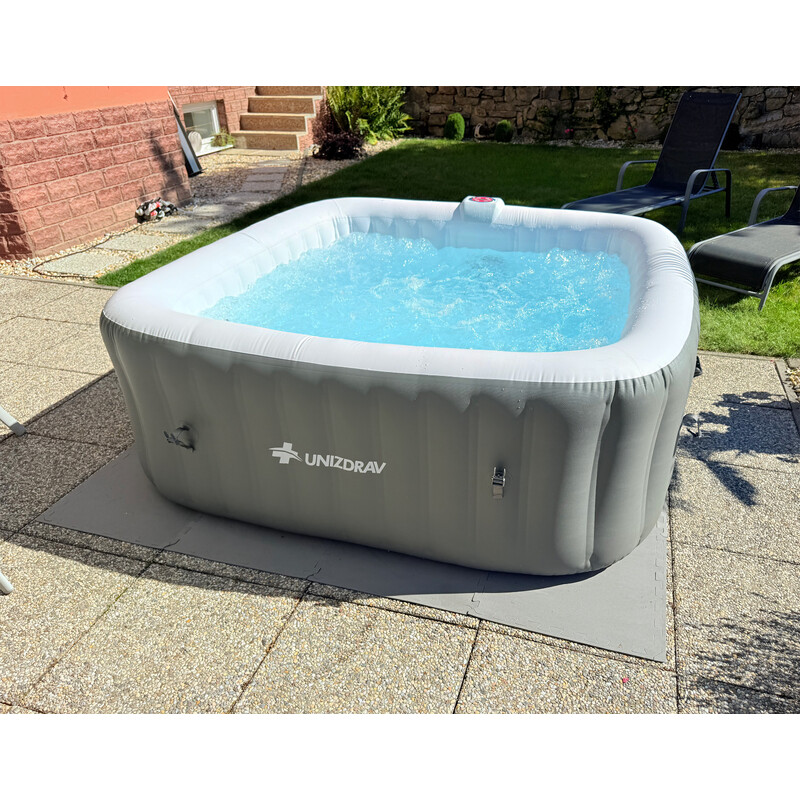 Jacuzzi cu hidromasaj gonflabil UNIZDRAV pentru 4 persoane