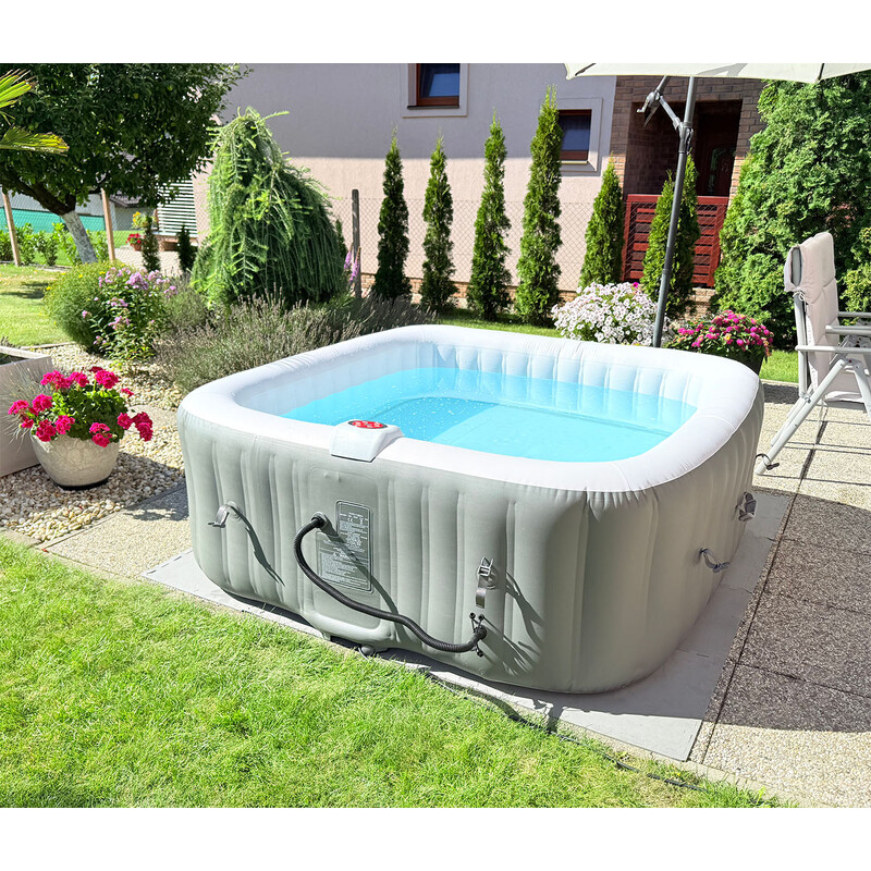 Jacuzzi cu hidromasaj gonflabil UNIZDRAV pentru 4 persoane