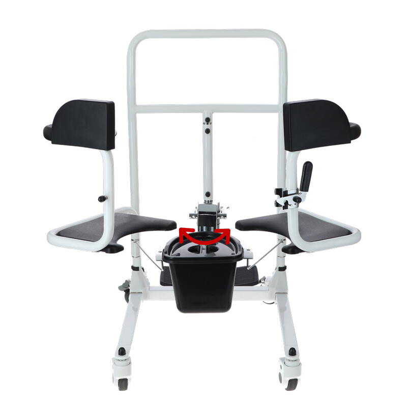 Scaun de transfer hidraulic cu găleată pentru toaletă UNIZDRAV