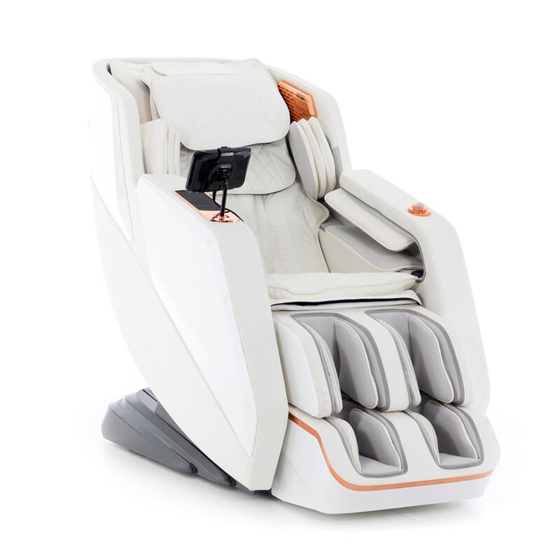 Scaun electric de masaj Prestige 3D MASSAGER cu ionizator de aer, alb - ZGÂRIETURI